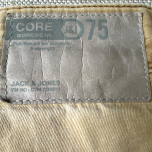 Jack & Jones Mens Osaka Long Brown Denim Durable Core-Workwear Shorts- Sz- 36 - Picture 4 of 16